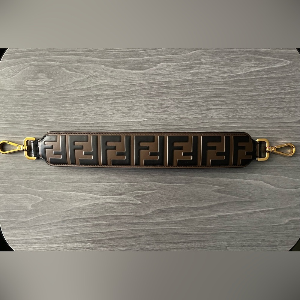 Fendi Black and Brown Zucca Mini Strap You - Picture 3 of 7